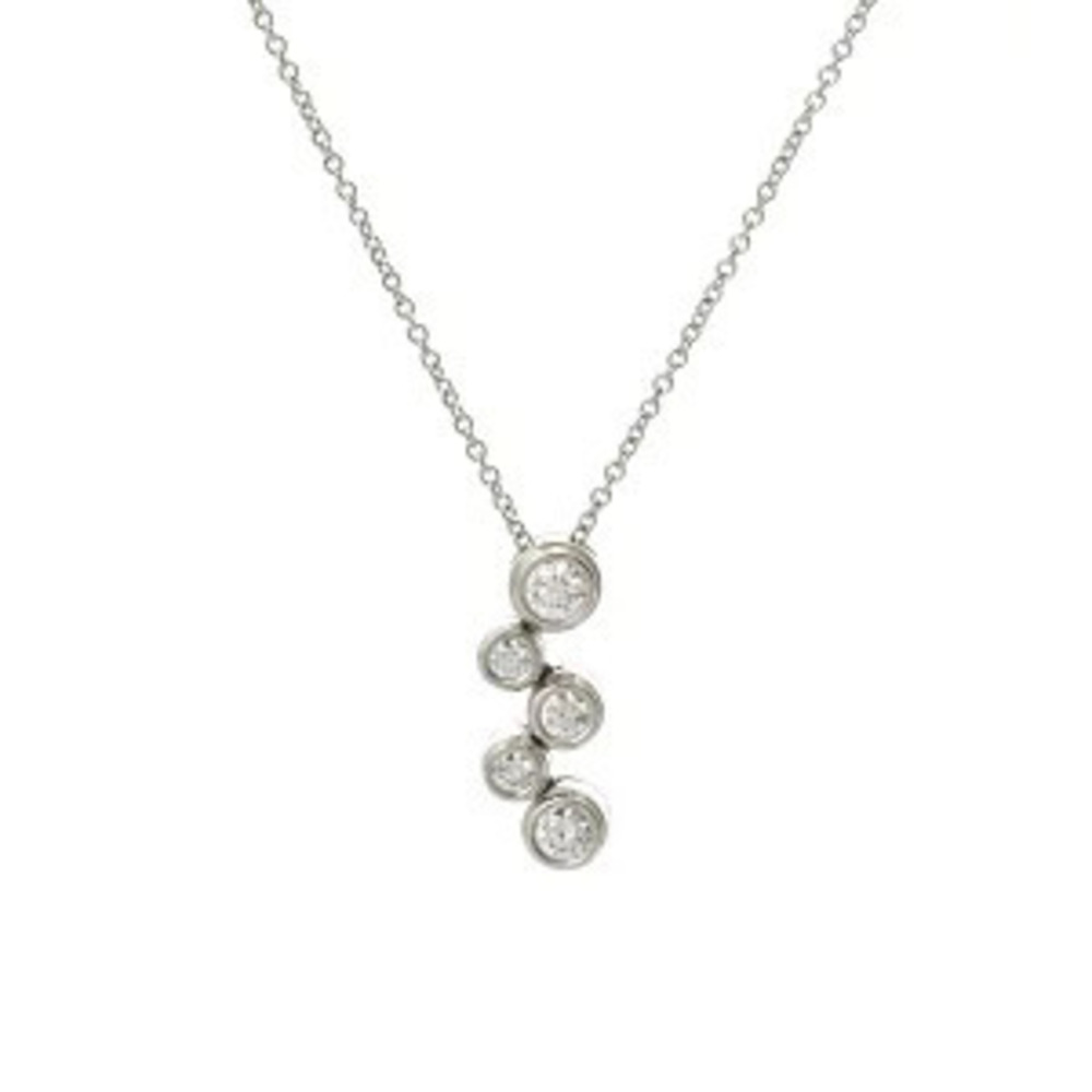 Tiffany Co Bubble Necklace Diamonds Platinum Diamond